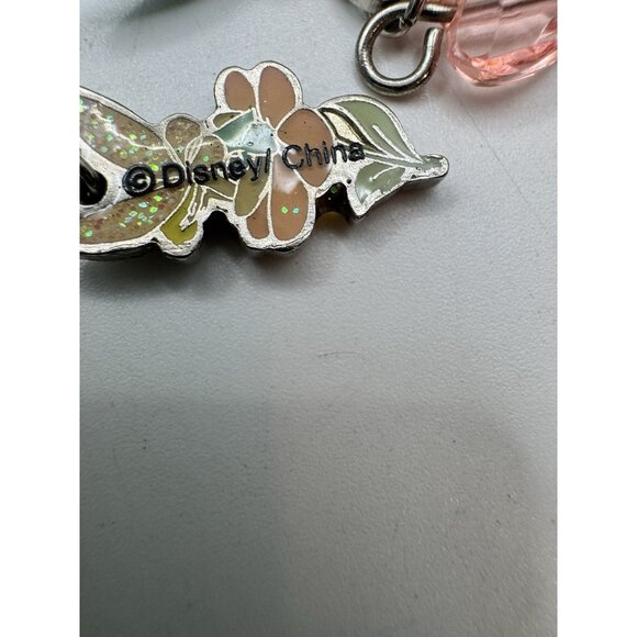Disney Tinkerbell Charm Bracelet Multiples Charms (10)  Silver Tone Chain Link - Picture 2 of 9